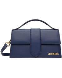 Jacquemus - Dark Vy Le Grand Bambino Leather Top-handle Bag - Lyst