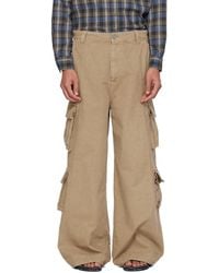ERL - Logo Patch Cargo Pants - Lyst