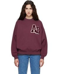Anine Bing - Miles Oversized Letterman Sweatshirt - Lyst