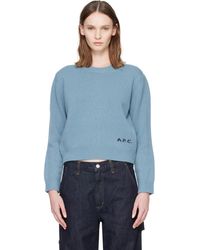 A.P.C. - Anna Boxy Wool Sweater - Lyst