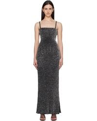 Alaïa - Sequin Knit Maxi Dress - Lyst