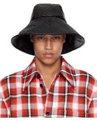 Bottega Veneta - Intrecciato Leather Bucket Hat - Lyst