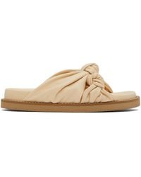 JOSEPH - Off-white Big Knot Sandals - Lyst