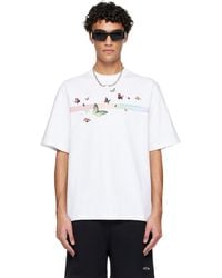 CASABLANCA - Butterfly Oversized T-Shirt - Lyst