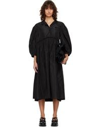 Simone Rocha - Embellished Signature Smock Shirt Midi Dress - Lyst