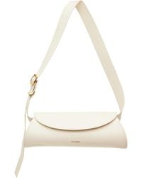 Jil Sander - White Small Cannolo Bag - Lyst