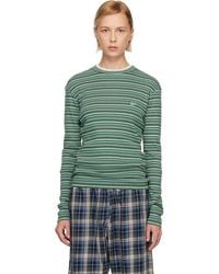 ERL - Striped Long Sleeved T-Shirt - Lyst