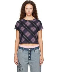 Marc Jacobs - Plaid Logo Baby T-Shirt - Lyst