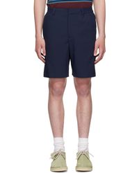 WOOD WOOD - Short kent bleu marine - Lyst