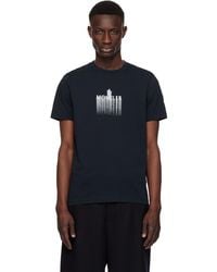 Moncler - Faded Logo Cotton T-Shirt - Lyst