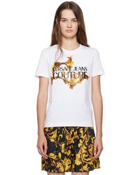 Versace Jeans Couture - Screen-Printed Cotton Jersey T-Shirt - Lyst