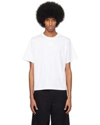 Craig Green - T-Shirt Blanc À Œillets - Lyst