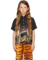 Endless Joy - キッズ｜Ssense限定 ブラック Scaredy Cat 半袖シャツ - Lyst