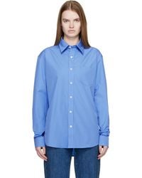 A.P.C. - ブルー Owen シャツ - Lyst