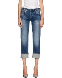 R13 - Cuffed Boy Straight Jeans - Lyst