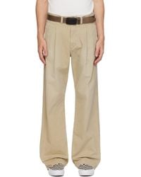 KAMIYA - Chino Straight Trousers - Lyst