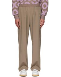 Acne Studios - Taupe Relaxed Fit Trousers - Lyst