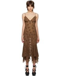 Anna Sui - Ssense Exclusive Midi Dress - Lyst