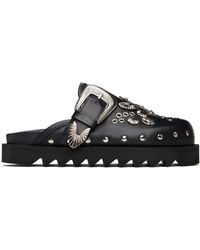 Toga - Eyelet Metal Sabot Loafers - Lyst