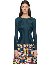 Pleats Please Issey Miyake - Rib Pleats November Top - Lyst