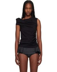 Dries Van Noten - Draped Tank Top - Lyst