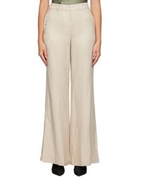 Anine Bing - Off-white Lyra Trousers - Lyst