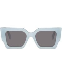 Off-White c/o Virgil Abloh - Off- lunettes de soleil catalina bleues - Lyst