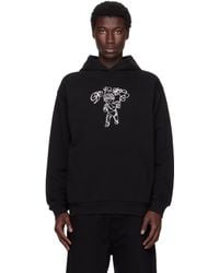 Dime - ブラック Embroidered Fighter フーディ - Lyst