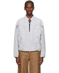 Adererror - Ruched Bomber Jacket - Lyst