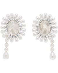 ShuShu/Tong - Silver & Maiden Pearl Tassel Earrings - Lyst