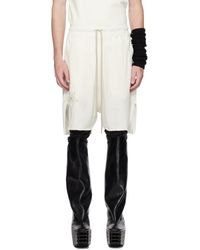 Rick Owens - Off-white Champion Edition Beveled Pods Shorts - Lyst