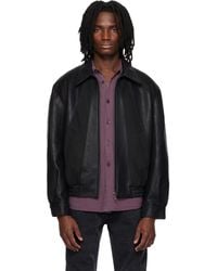 MMIC - Blouson Rodeo Noir En Cuir Synthétique - Lyst