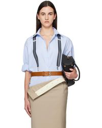 Moschino - ブルー Suspenders ストライプ シャツ - Lyst