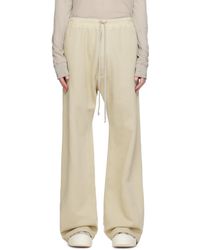 Rick Owens - Off-white Pusher Sweatpants - Lyst
