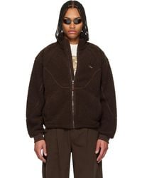Dime - Polar Fleece Sherpa Zip Jacket - Lyst