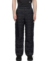 Taion Down Cargo Trousers - Black