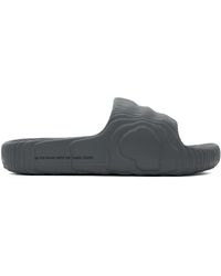 adidas Originals - Sandales à enfiler adilette 22 grises - Lyst