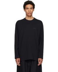 Y-3 - Logo Long Sleeve T-Shirt - Lyst