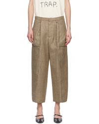 R13 - Pleated Pocket Trousers - Lyst