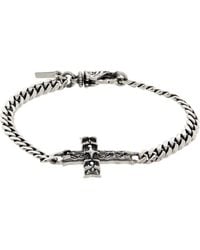 Emanuele Bicocchi - Chain Notre-Dame Cross Bracelet - Lyst