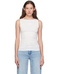 Rag & Bone - Luca Shirred Tank Top - Lyst