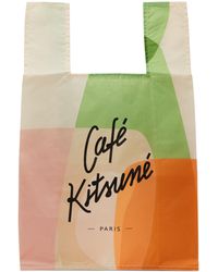 Maison Kitsuné - Multicolor 'cafe' Tote - Lyst