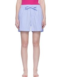 Tekla - Poplin Pyjama Shorts - Lyst