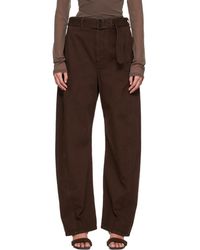 Lemaire - Twisted Belted Jeans - Lyst