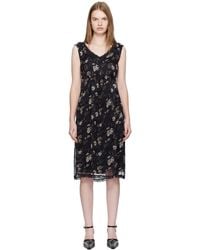 R13 - Sleeveless V-Neck Midi Dress - Lyst