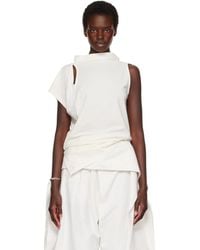 Issey Miyake - Off- Tubular-T Top - Lyst