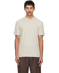 BOSS - Regular-Fit Honeycomb-Structured Cotton Pique Polo - Lyst