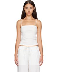 St. Agni - Organic Cotton Square Neck Camisole - Lyst