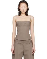 KNWLS - Jett Bustier Top - Lyst