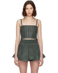 Alaïa - Crinoline Knit Tank Top - Lyst